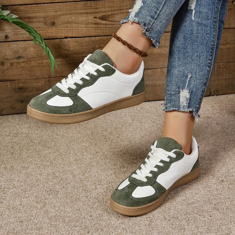 Fashion AJGS Ladies White Shoes Casual Loafers 2024 New High Quality Sports Shoes Luxury Brand Flat Autumn Ladies Trend Sneakers