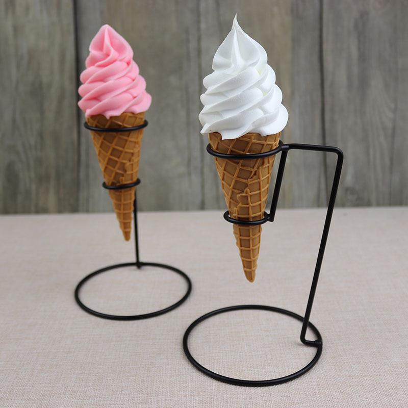 Simulated Ice Cream Cake Model for Birthday Display - Fake Ice Cream Bakery Pastry Dessert Prop for Food Photography