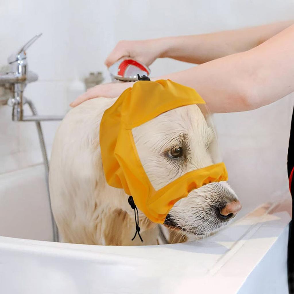 Wodoodporne czepki do kąpieli dla zwierząt do uspokajającego strzyżenia, kąpieli, suszenia, nauszniki, wodoodporna ochrona uszu, uspokajające