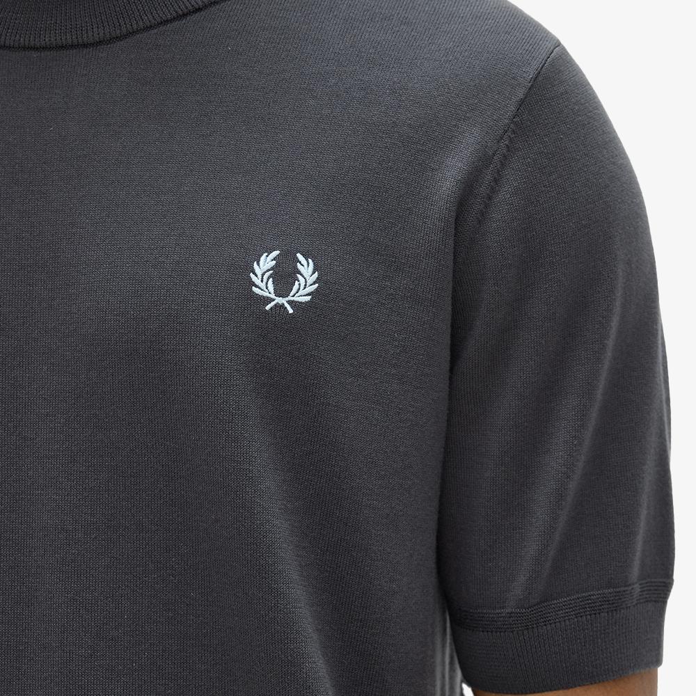 Fred Perry [Sharp] Cotton Knit T-Shirt - Anchor Grey Afpm2612322-297