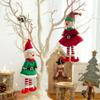 New Year 2025 Christmas Elf Doll Ornaments Xmas Tree Hanging Pendant Navidad 2025 Santa Kids Gift Christmas Home Decoration