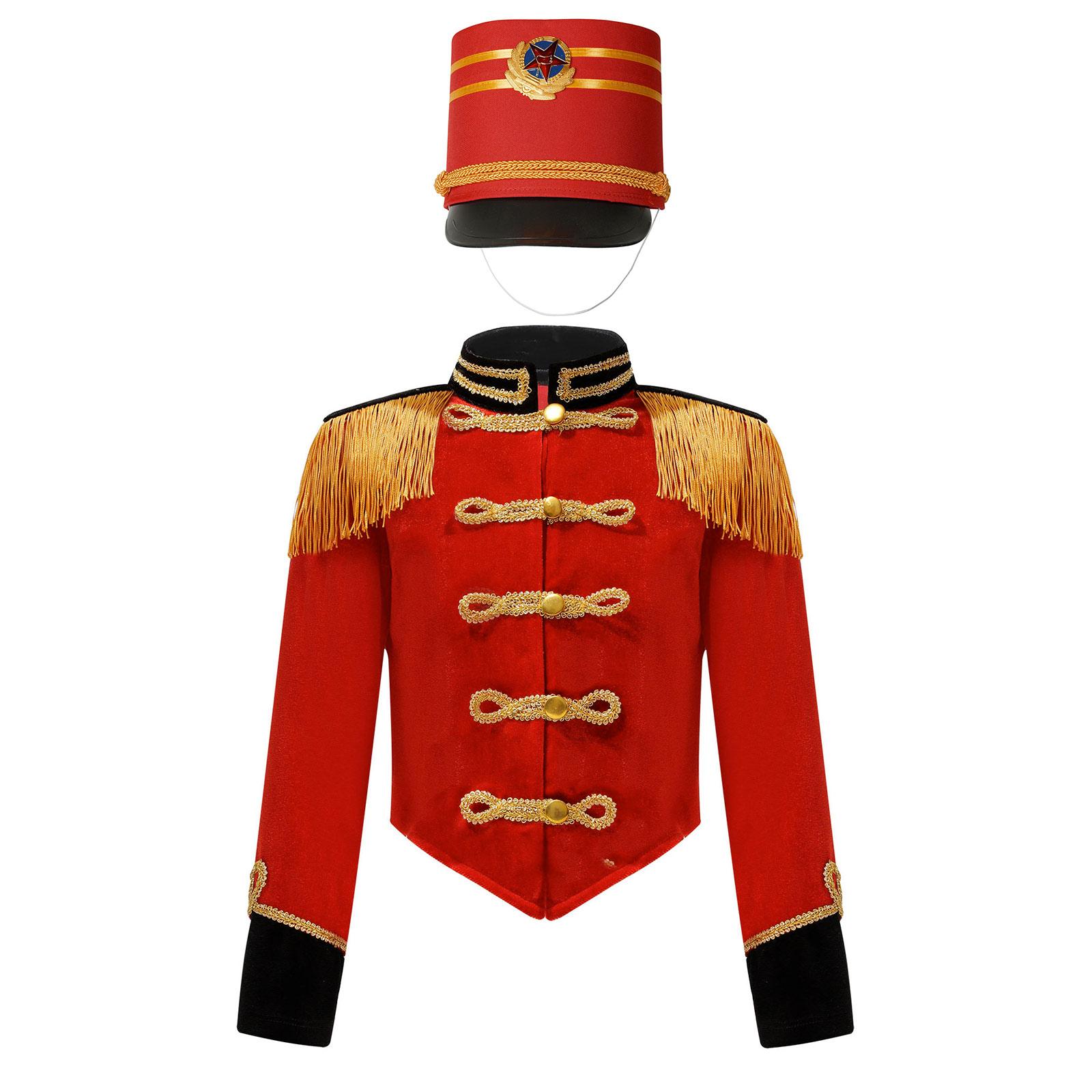Girls Boys Marching Band Costume Outfits