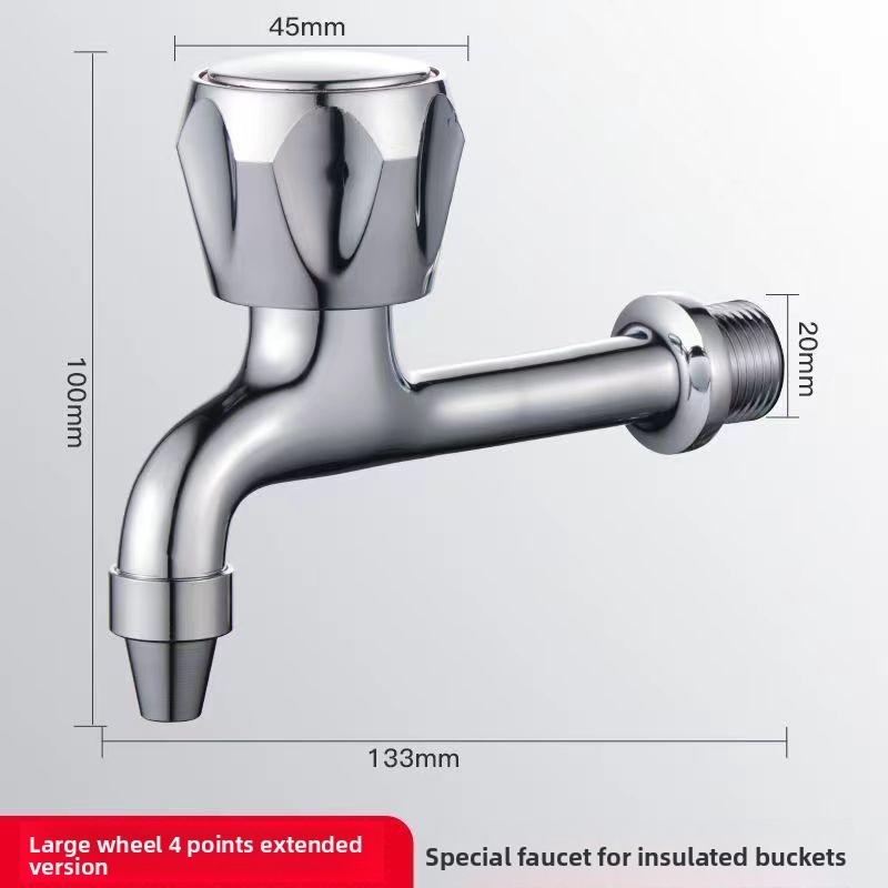 3/4 Points Electric Water Heater Faucet Copper Temperature Resistant Soybean Milk Tea Insulation Bucket Faucets Accessories