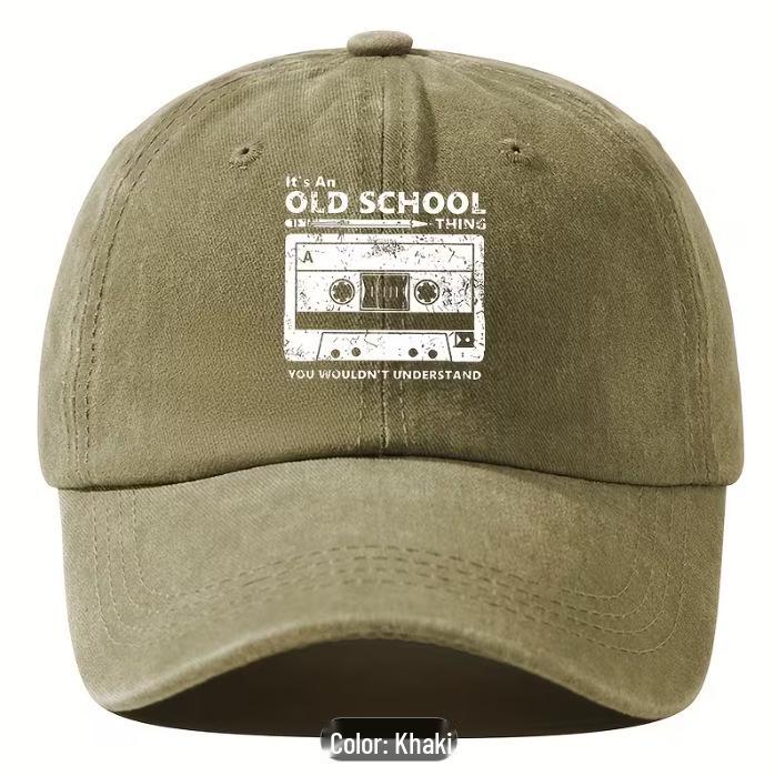 Cartoon Embroidery Vintage Anime Baseball Cap - Adjustable Polyester Hat for Sun Protection and Outdoor Casual Wear