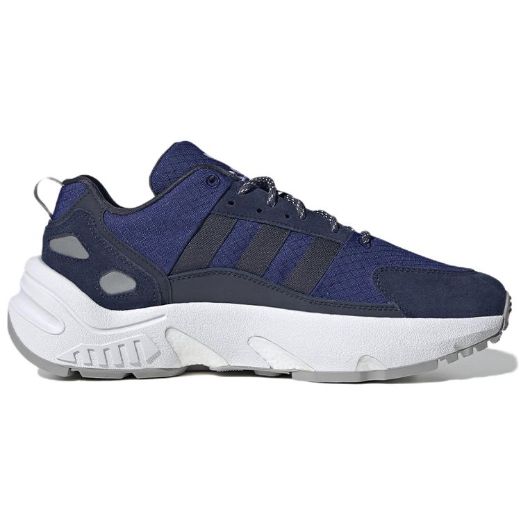 Adidas Originals ZX 22 Boost Comfortable Durable Low-Top Running Shoes Unisex Running Shoes Blue GV8035