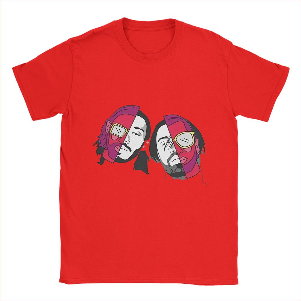 PNL Two Neon Brothers    T-Shirt Men Rapper  Vintage Cotton Tee Shirt Round Collar Short Sleeve T Shirt Plus Size Clothes