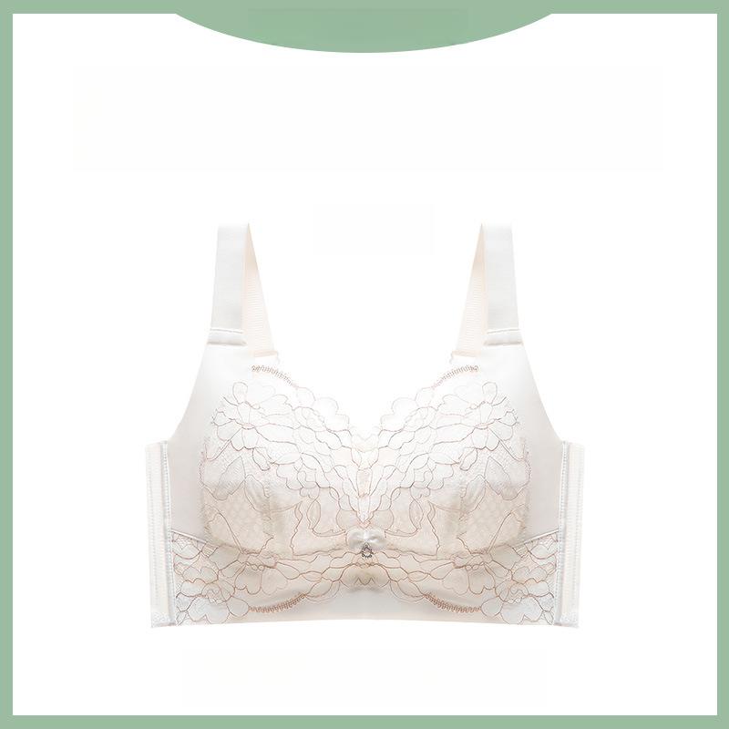 

Large Size Push Up Bra Women s Gathering Anti Sagging Bra Full Cup Bra Thin Underwear 34/75B білий