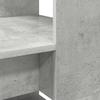 Concrete Grey Desk 113 X 54 X 120 Cm Particleboard