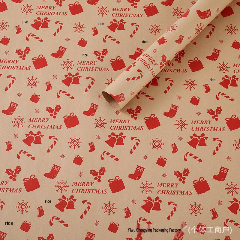 Thick Christmas Wrapping & Gift Kraft Paper for Apples & Bouquets