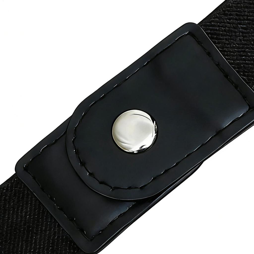 No Buckle Belt Adjustable Elastic Waist Band Invisible Belt Buckle-Free Belts for Women Men Jean Pants No Buckle Waist Belt