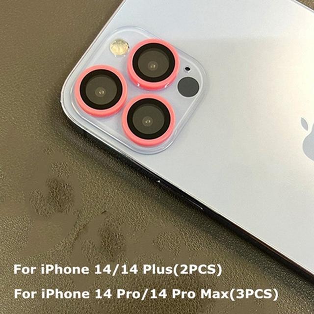 Ceramic Luminous Camera Protector for iPhone 14 Plus 13 12 Mini 11 14 16 15 Pro Max Lens Screen Protector Glass Night Glowing