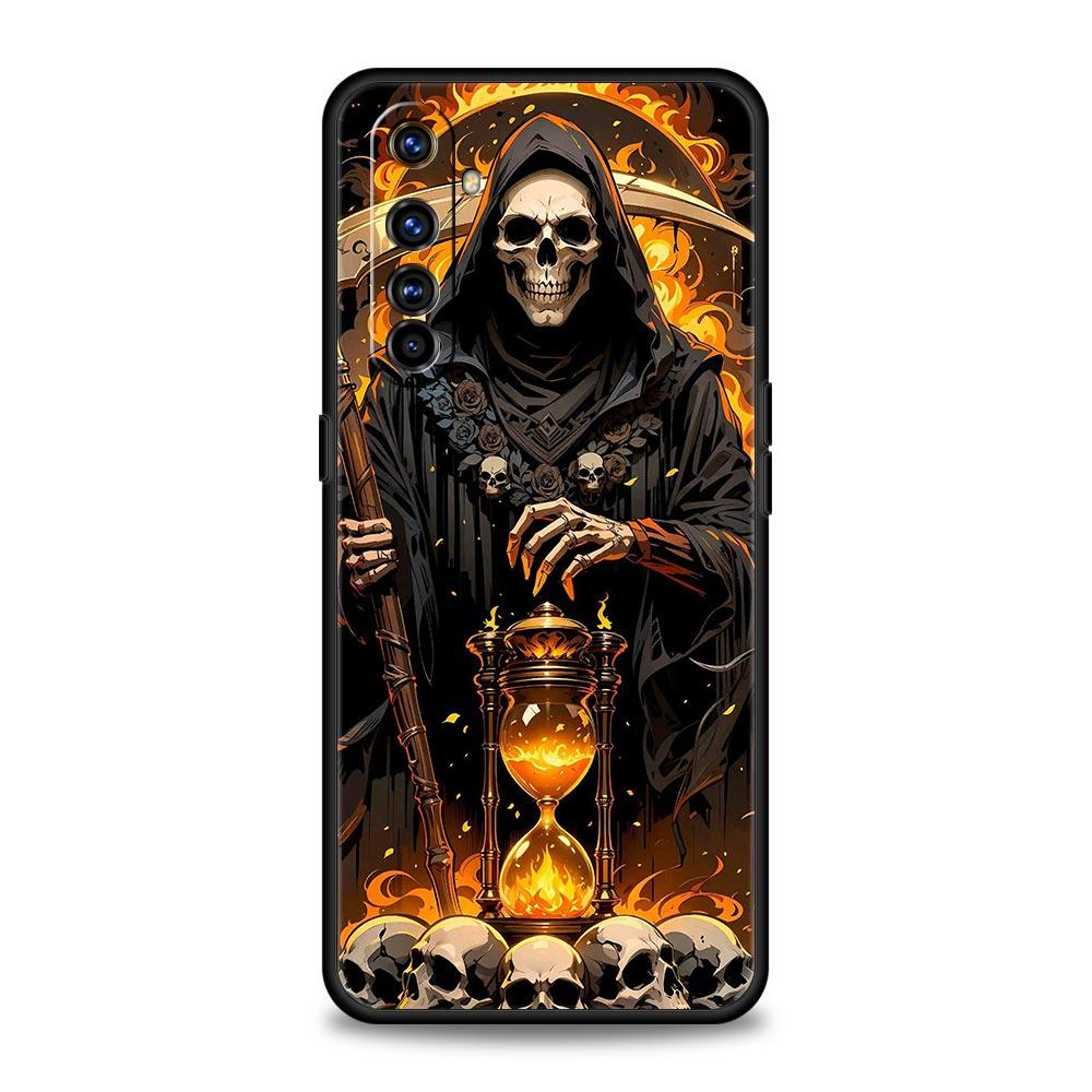 Grim Reaper Skull Phone Case For Realme 16 15T 14 13 12 11 10 4G 9 8 5G Pro Plus C21 C25 C35 GT5 GT3 GT2 Neo 2 3 3T 5 Cover