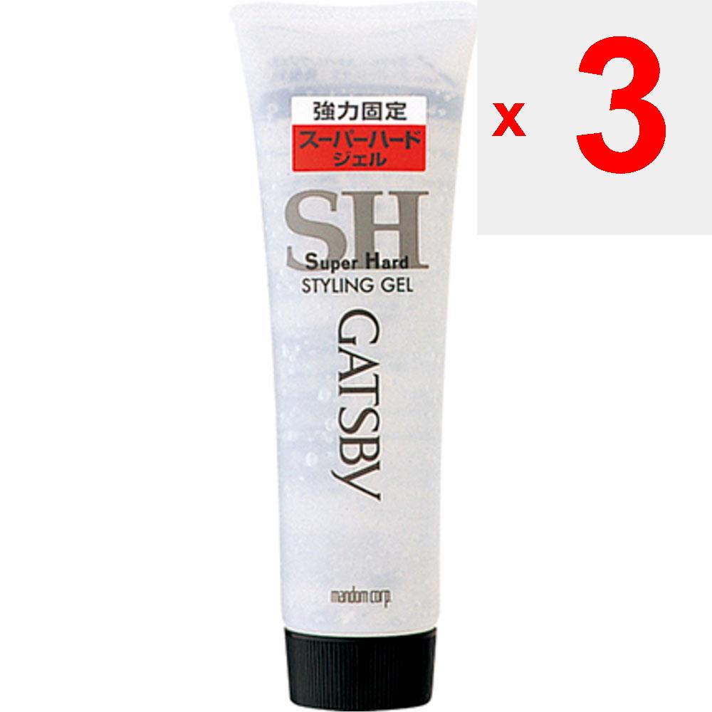 Mandom GATSBY Styling Gel Super Hard (handy) 60g Men's Cosmetics / Take an Appropriate Amount of the Hairbrush and Apply It To the Area You Want To Us