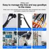2m Cable Organizer Flexible Spiral Cable Wire Protector Computer Cord Protective Tube Clip Organizer Management Tools 16/10mm