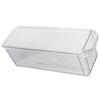 Large Capacity Clear Organizing Bin Plastic With Lid Storage Container Transparent Narrow and High Type Pantry Storage Bin