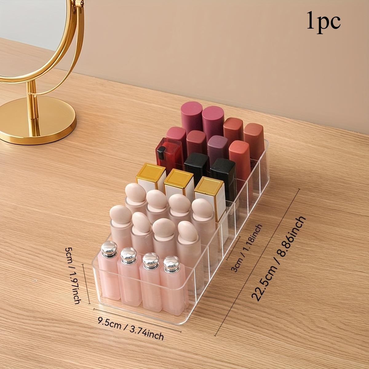 

7 Grids Lipstick Organizer Clear Cosmetic Jewelry Box Lipstick Holder Display Rack Acrylic Makeup Organizer Lipstick Storage Box 7