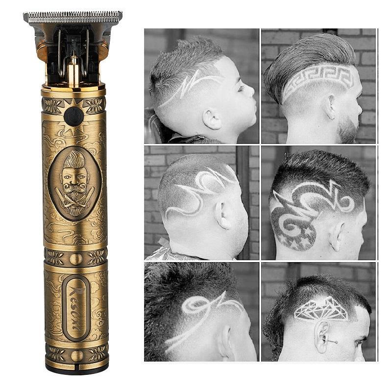 T9 Haarschneidemaschine, Gravur, elektrische Schere, Rasierer, Haarschneidemaschine, Ölkopf