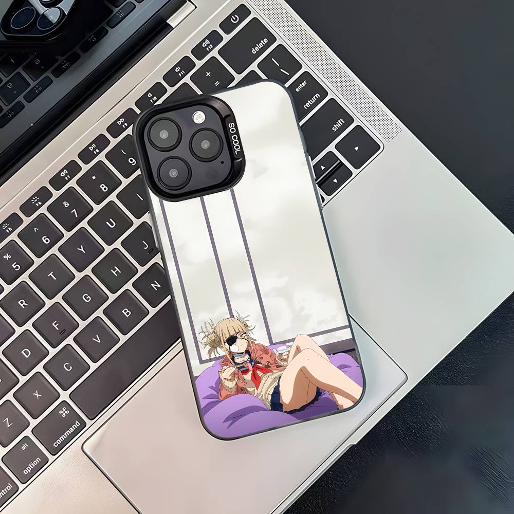 Anime Toga Himiko Phone Case For iPhone 17,16,15,14,13,12,11,Pro,XS,Max,Plus,Mini,SE4,E Black Matte Shockproof Cover