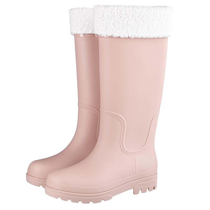 Fashion rain boots cm extra high rain shoes women's water boots waterproof outer wear water shoes long rubber shoes