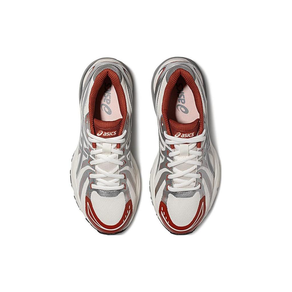 Asics Gel-Flux 4 Fashion Sports Fabric Synthetic Leather Cushioning Low-Top Training Running Shoes Women sneaker White Gray 1012B464-101