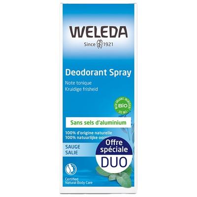 Weleda Duo Dezodorant w sprayu Szałwia - 2 x 100 ml