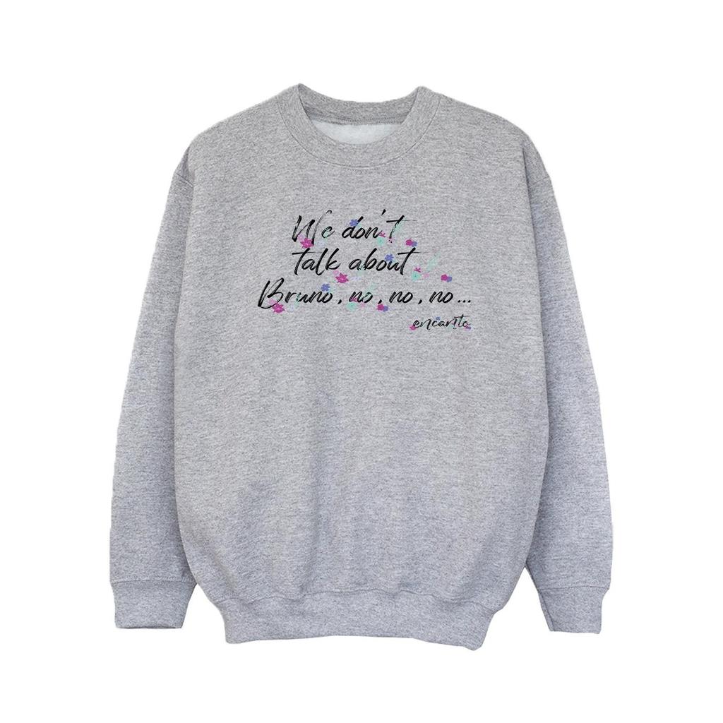 Disney Girls Encanto We Dont Talk About Bruno No No Sweatshirt