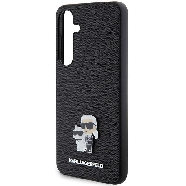 Karl Lagerfeld Klhcs24Mpsakcmpk S24+ S926 Hardcase Czarny/Black Saffiano Karl & Choupette Metal Pin