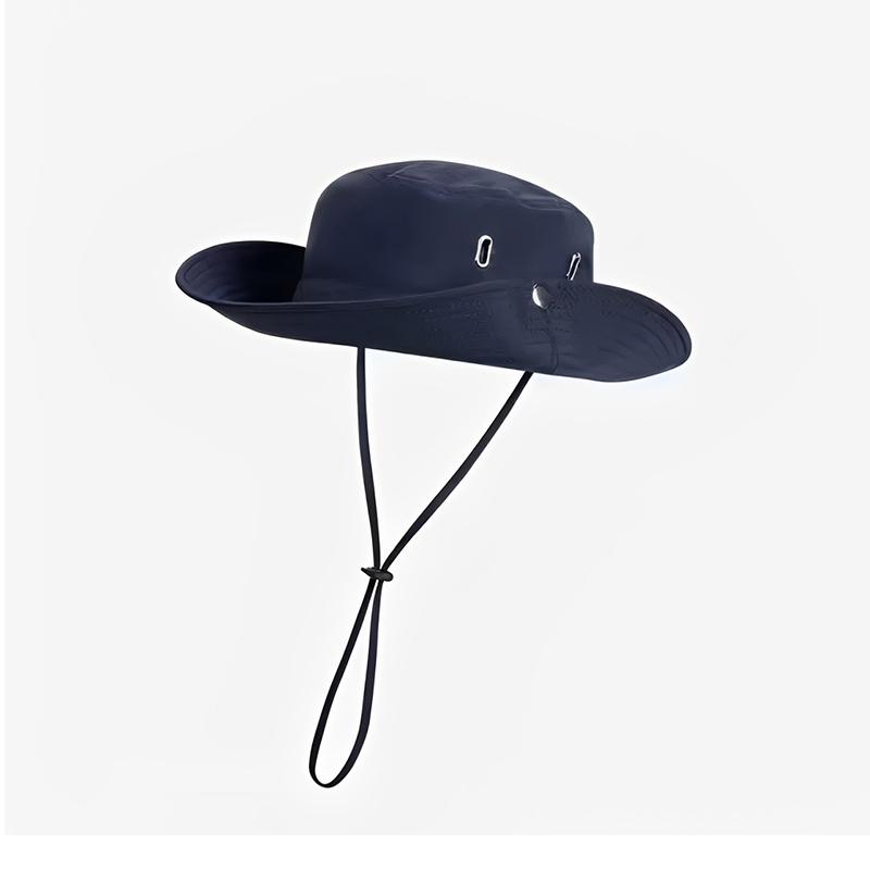 Quick Dry Wide Brim Bucket Hat for Men Women Cap Breathable Adjustable Chin Strap Outdoor Hiking Fishing Sun Hat