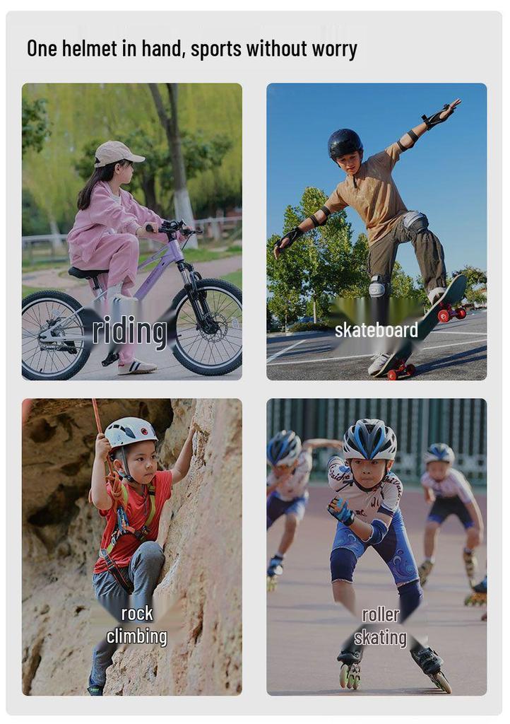 Ultra-Light Safety Helmet with Goggles for Kids & Teens: Ideal for Biking, Skating, and Skateboarding