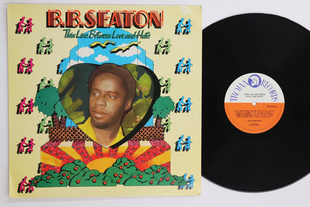 

LP Record B.B. SEATON Thin Line Between Love And Hate TRLS59 Trojan Records 1973 UK Reggae Ska Dub Used