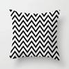 High-grade Black and White Geometric Irregular Pattern Pillowcase Office Living Room Home Pillowcase Car Ornaments