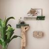 Solid Wood Wall Clothes Hanger Coat Rack Clothes Hanger Dressing Creative Entrance Hall Living Room Furniture Wall Storage Rack