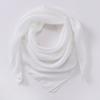 91cm solid color cotton-linen scarf headscarf, vintage square scarf, gauze scarf, shawl, breathable headscarf, women's wholesale