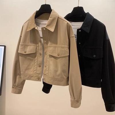 New Women's Tooling Short Coat Autumn and Winter New Small Loose Trend Jacket Ins