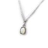Les Trésors De Lily [I2596] - Silver Necklace 'Opal Goddess' Silver White (rhodium Plated) - 18x10 Mm