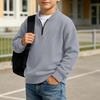 Jungen und Mädchen Strickpullover Sweatshirt Lässiges Bequemes Oberteil für Schule und Alltag
