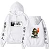 Unisex Attack on Titan Hoodie, Levi Ackerman & Eren Yeager Front Back Print Pullover, Long Sleeve Anime Graphic Hooded Sweatshirt Streetwear