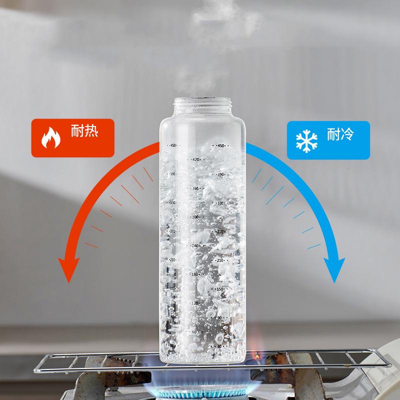 GIANXI Kitchen Seasoning Bottle High Borosilicate Glass Oil Pot  Refillable Soy Sauce Vinegar Oil Bottle Kitchen Accessories