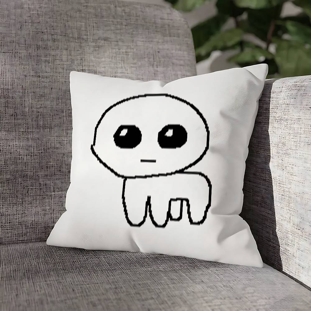 TBH Autism Creature Yippies Pillow Case For Sofa Decor Car Office Room Printing Cushion Cover Decorations and Protector