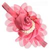 Baby Rose Flower Pearl Hair Band Prop Girl Infant Decorative Elastic