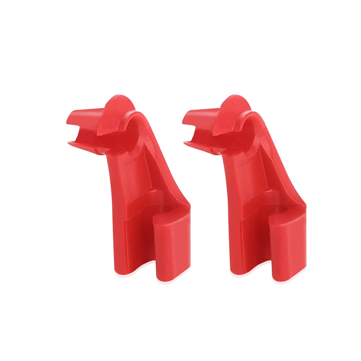 2 Pcs Convertible Top Actuator Clips Holder Compatible with Pontiac Solstice 2006-2010, Saturn Sky 2007-2010(RED)
