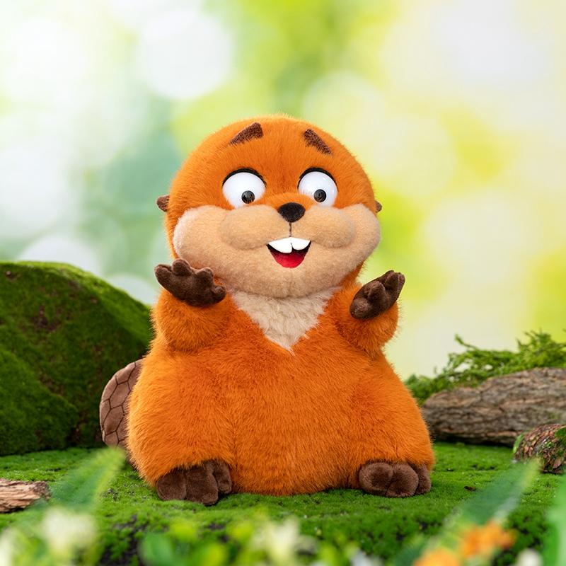Anime Hoppers Plush Cute King Georges Tom Lizard Plush Soft Stuffed Animal Beaver Plushie Doll Toy Birthday Gift For Kid