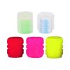 Nighttime Safety Illuminated Tire Stem Cap Covers For Vehicles And Bikes Lightweight Bendable Design For Constant Usage