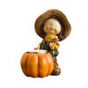 Halloween Garden Adornments Pumpkin Doll Miniature Landscape for Home Outdoor Garden Decoration Pumpkins Decors