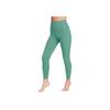 Nike Logo Training Tight Solid Color Sports Long Pants Women Bottoms Green DQ6016-362