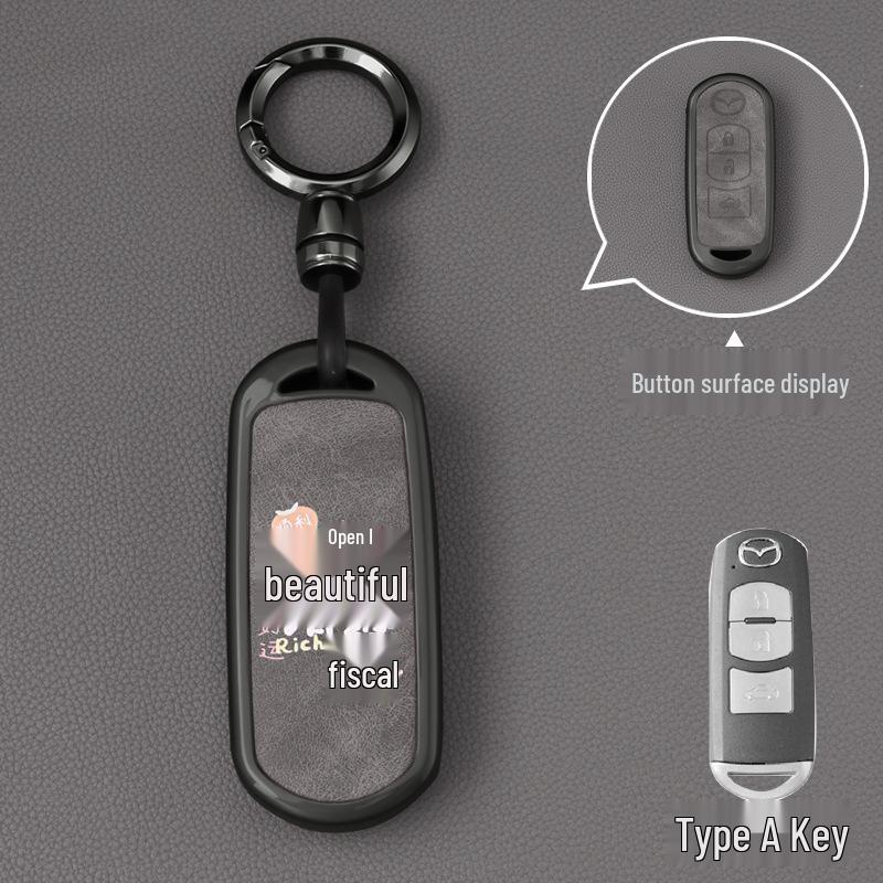 Mazda Key Case for 24 Models: 3, Axela, CX-4, Atenza, CX-5, Ruiyi, Xingcheng