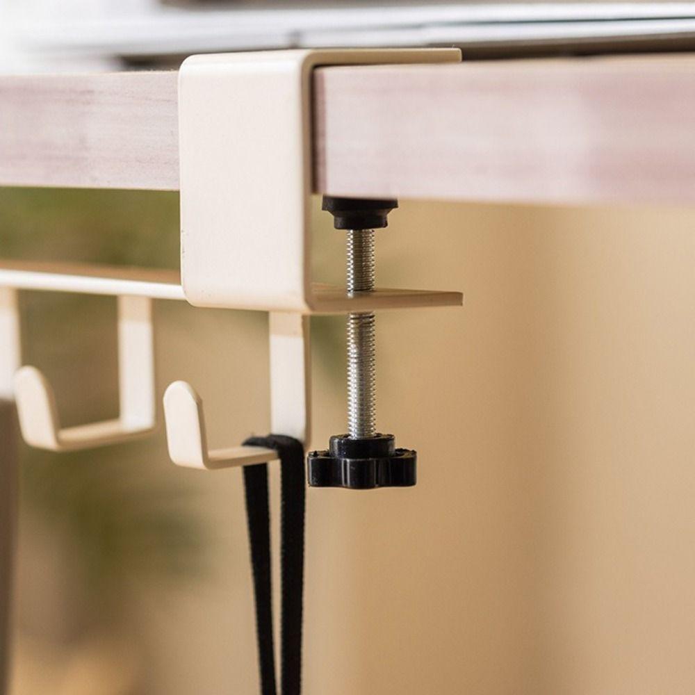 Carbon Steel Desk Side Hook Portable Table Hook Artifact Hanging Bag Hook  Table