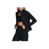 Under Armour Motion Comfortable Fashion Simple Versatile Jacket Women Jacket Black 1383687-001