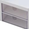 Desktop Storage Box Minimalism Style Multifunction Small Desk Organizer with Drawer for Bedroom