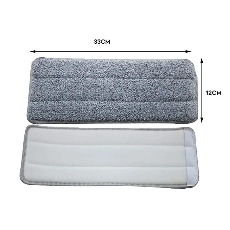 5/10PCS Flat Mop Cloths, Microfiber Mop Replacement Pads, Durable Mop Cloths, Dusting Mop Heads, Suitable for Both Wet